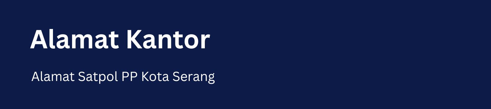 Alamat Kantor