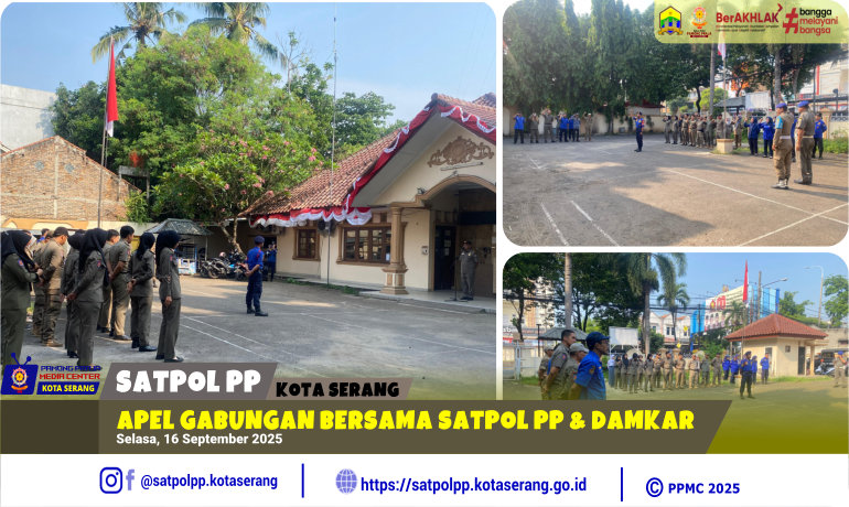 Apel Gabungan Bersama Satpol PP & Damkar