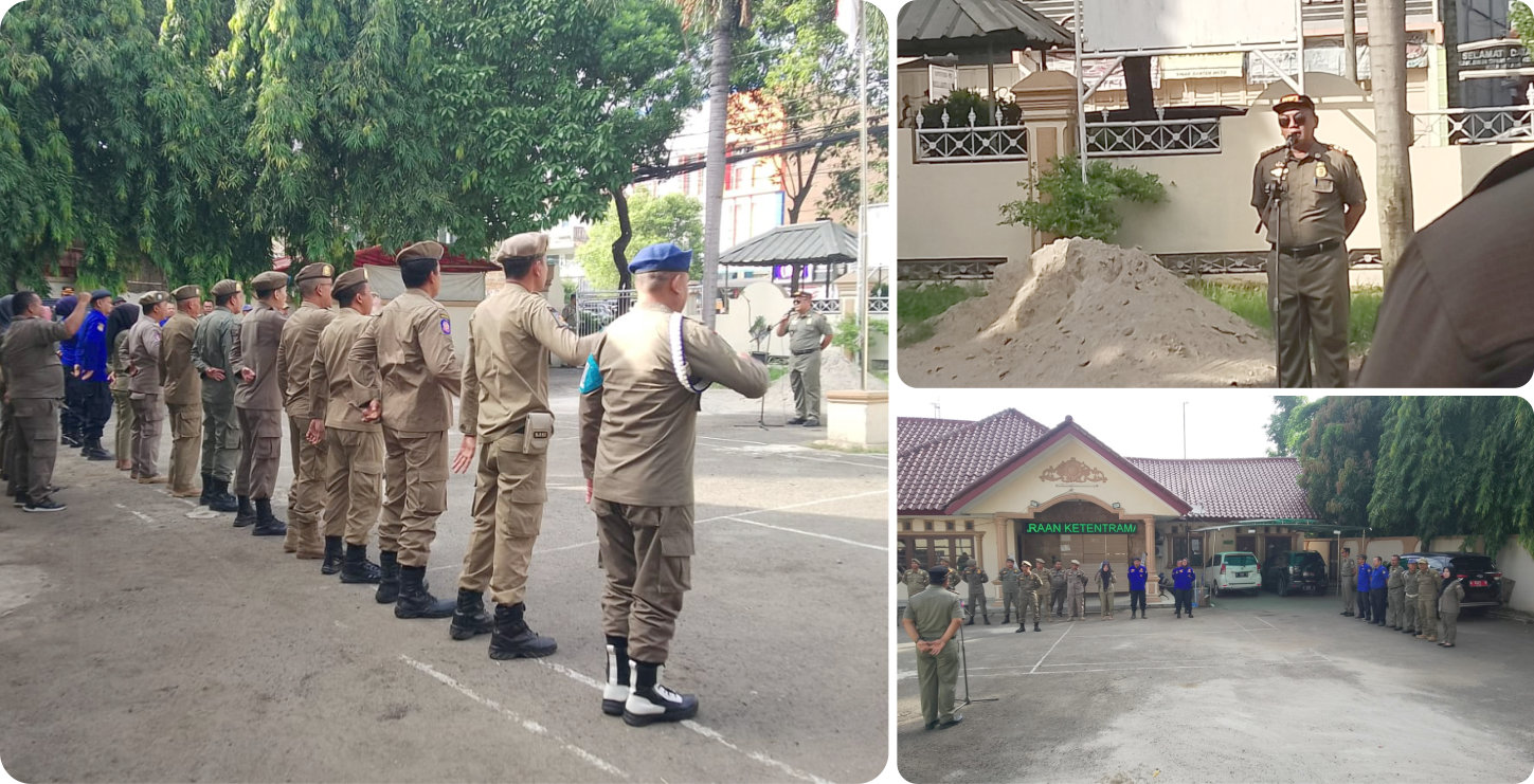 Apel Gabungan Satpol PP & Damkar