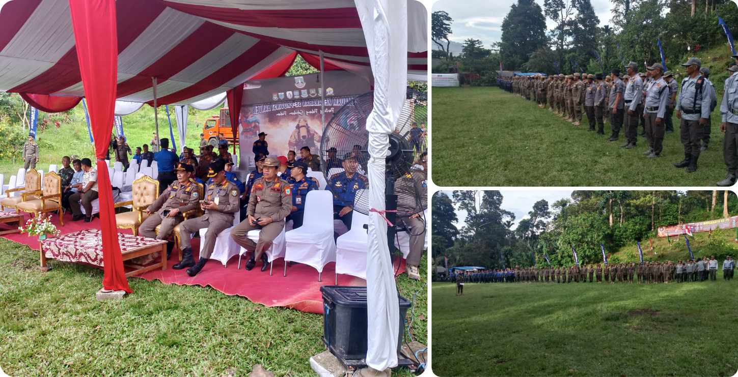 Apel Kesiapsiagaan Nasional HUT Pol PP Linmas dan Damkar-