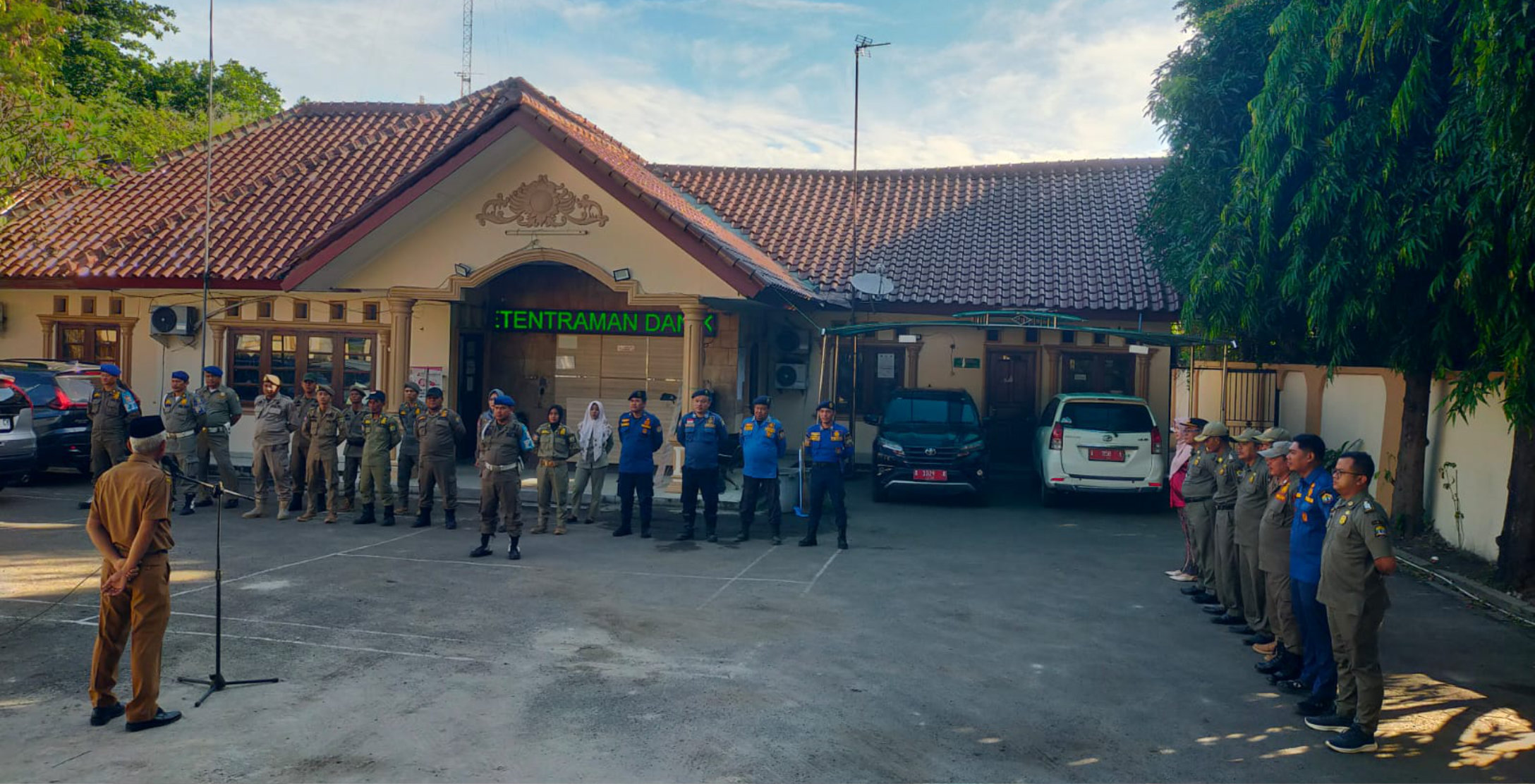 Apel Rutin Gabungan Satpol PP dan Damkar
