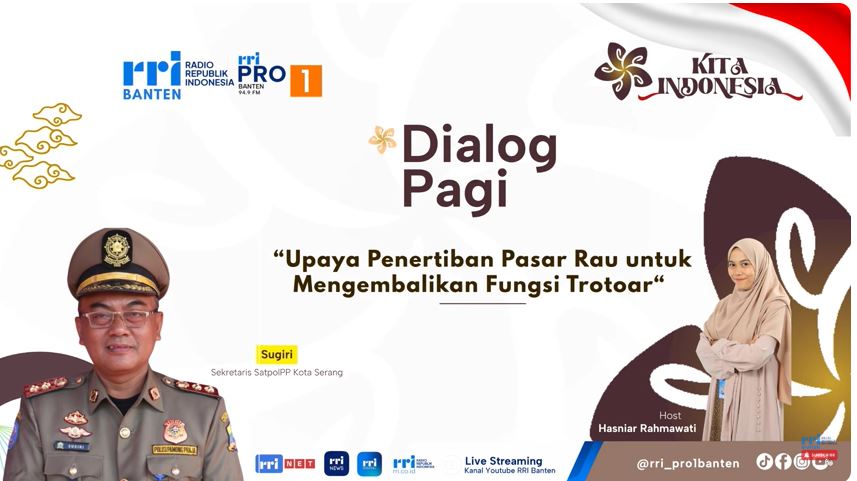 Dialog Pagi RRI Banten bersama Satpol PP Kota Serang