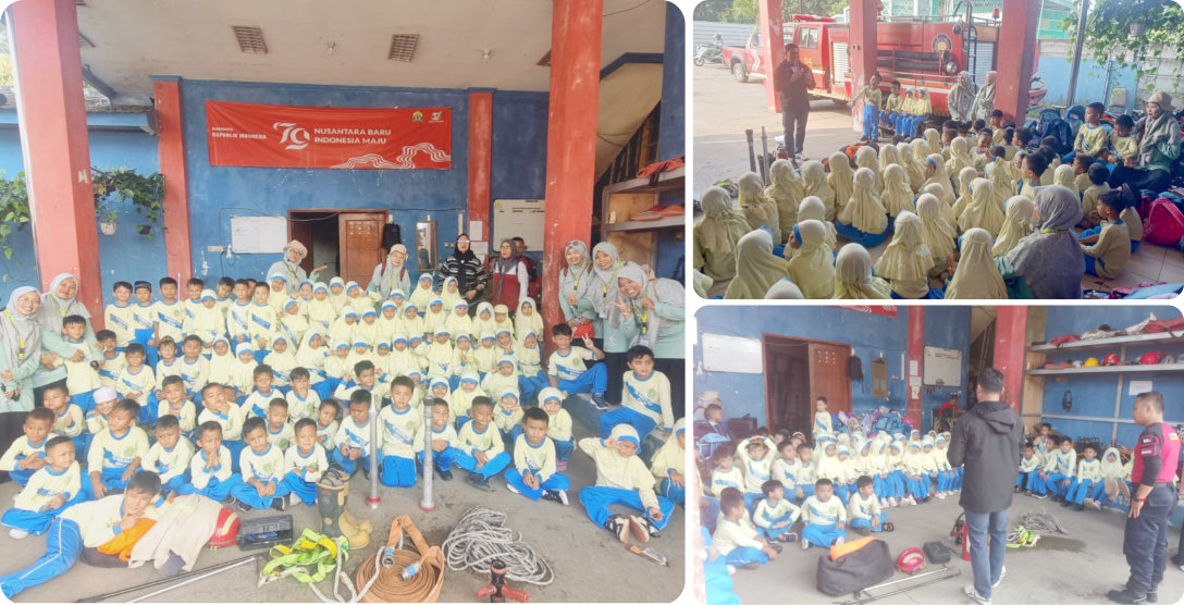 Edukasi Dini Pencegahan Bahaya Kebakaran TK Darussalam Pipitan Walantaka