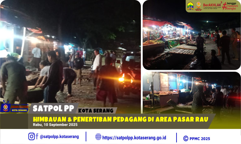 Himbauan & Penertiban Pedagang di Area Pasar Rau-2