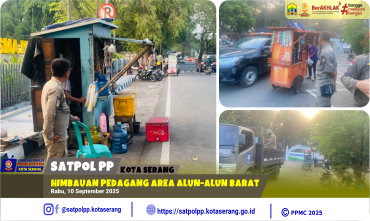 Himbauan Pedagang Area Alun-alun Barat