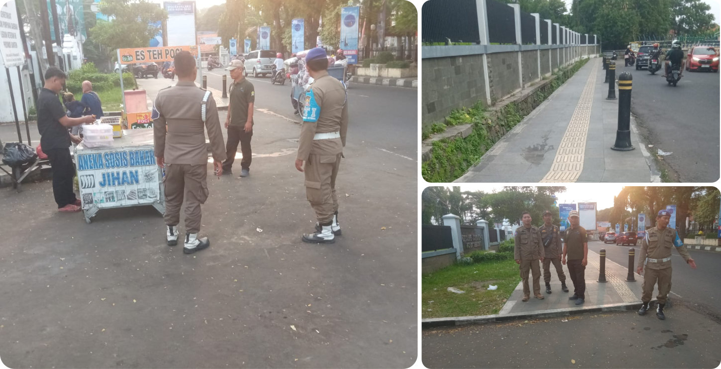 Himbauan Pedagang Area Gedung Juang 45