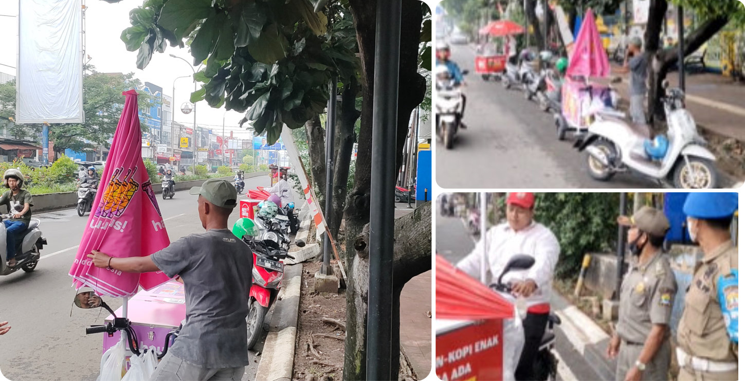 Himbauan Pedagang Area Kantor Pajak