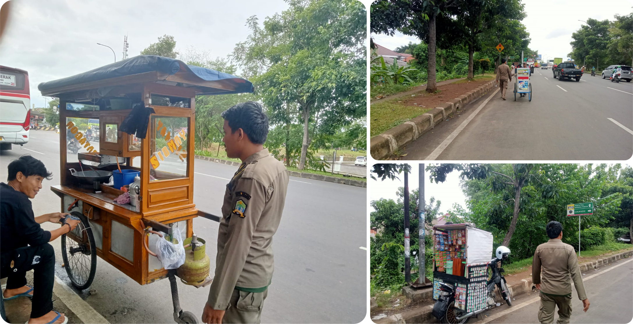 Himbauan Pedagang Area Taman Sari