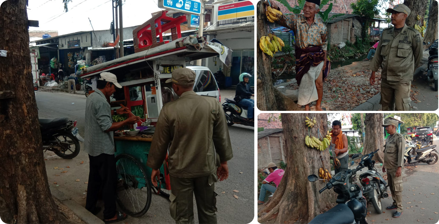 Himbauan Pedagang di Taman Sari