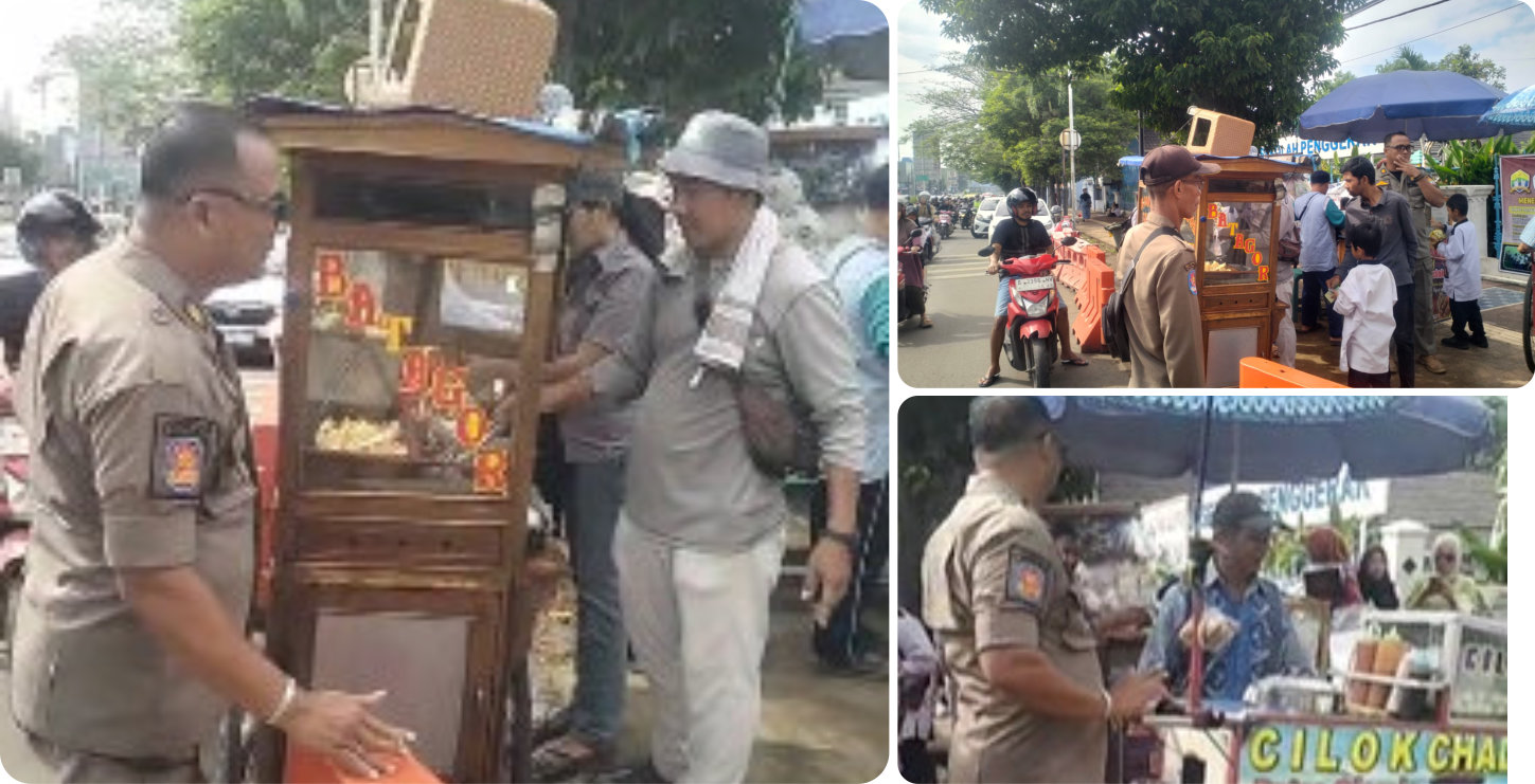Himbauan Pedagang Samping Polresta