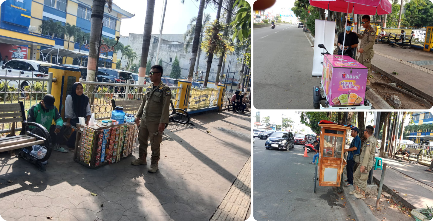 Himbauan PKL Area Pajak Pratama Ciceri
