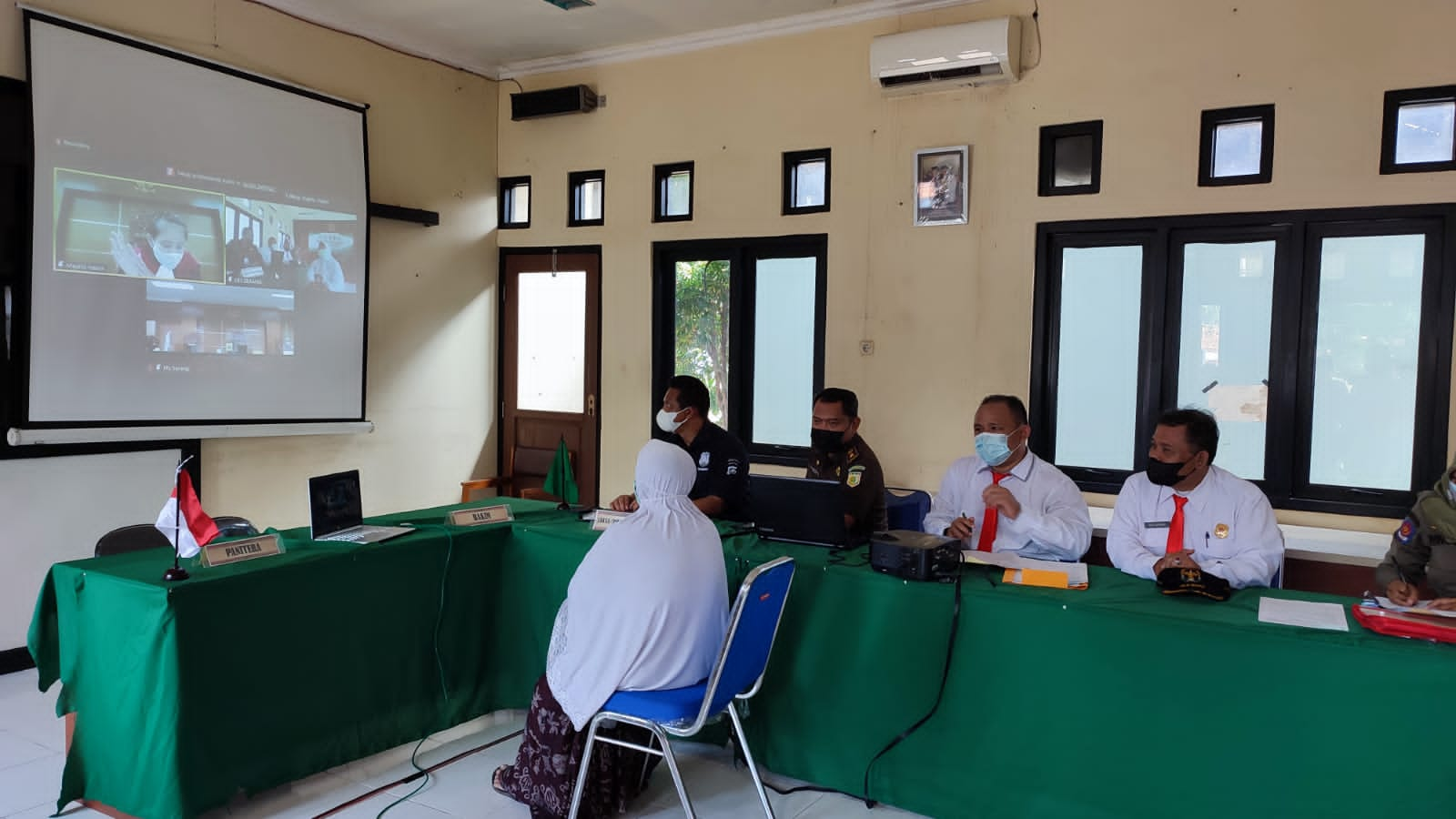 Pelaksanaan Sidang Tipiring Pelanggar PPKM Darurat