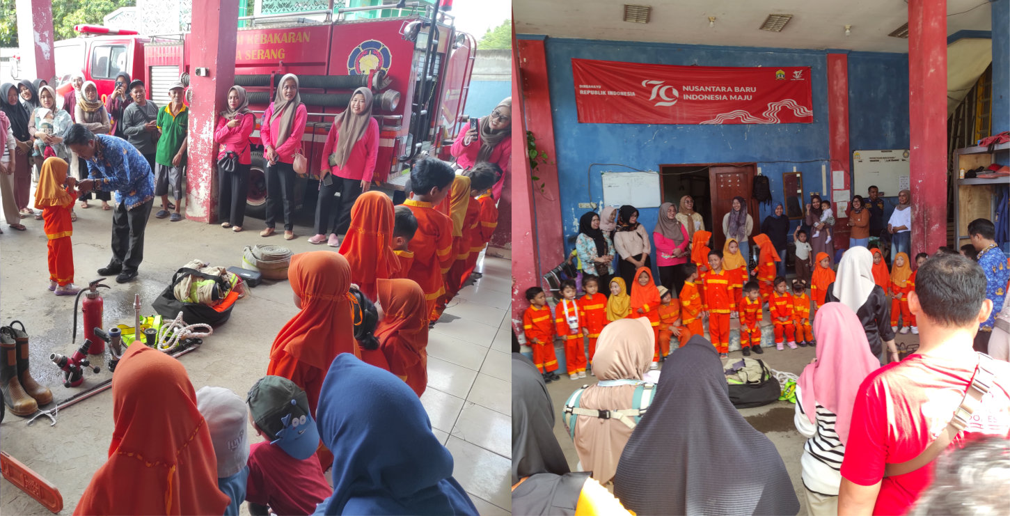 Edukasi Dini Pencegahan Kebakaran di TK Melati Perum Grand Sutera Cipocok Jaya