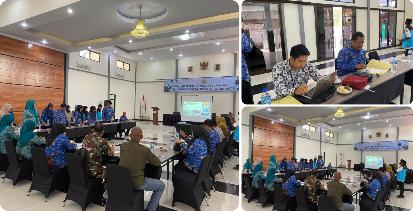 Linmas_Eskpose Lomba Kelurahan Tingkat Kota Serang Tahun 2025