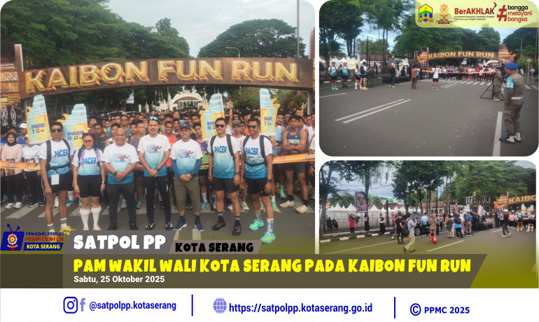 PAM Wakil Wali Kota Serang pada Kaibon Fun Run