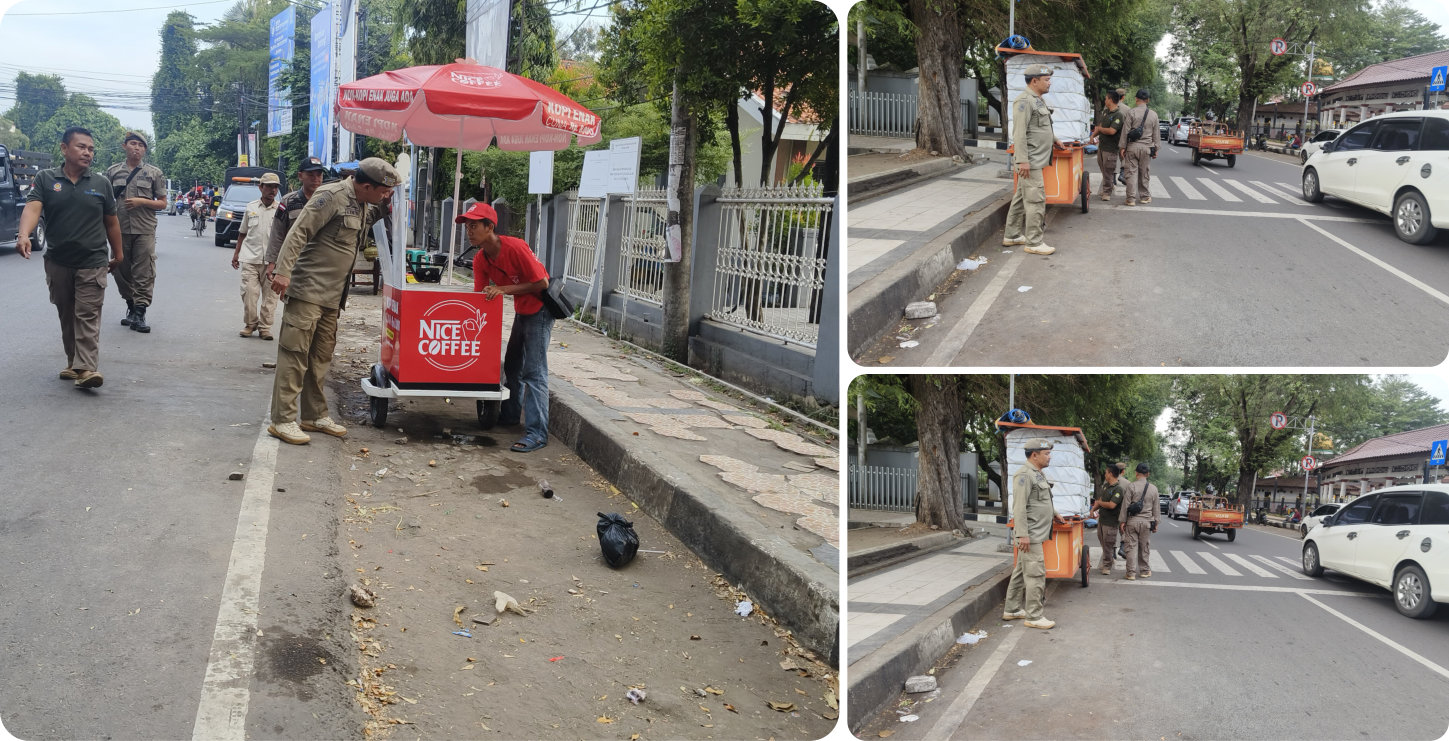 Patroli Area Alun-alun Barat