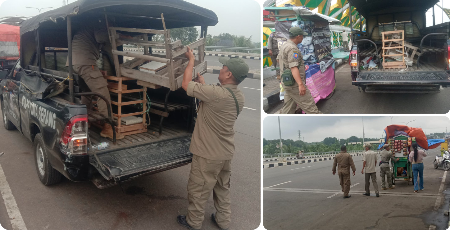 Patroli dan Penertiban di Jembatan Arya Wasangkara Bogeg