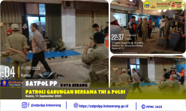Patroli Gabungan Bersama TNI & Polri