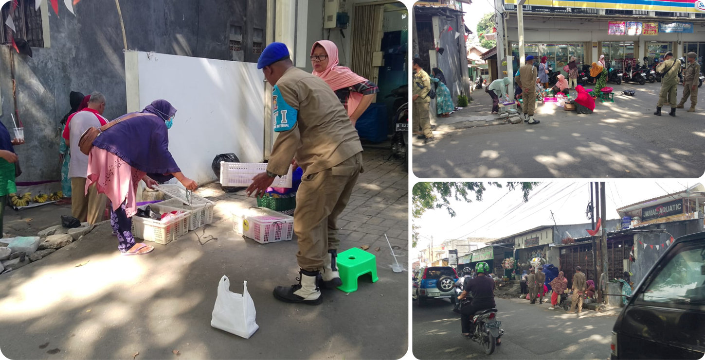 Patroli Himbauan Pedagang Taman Sari