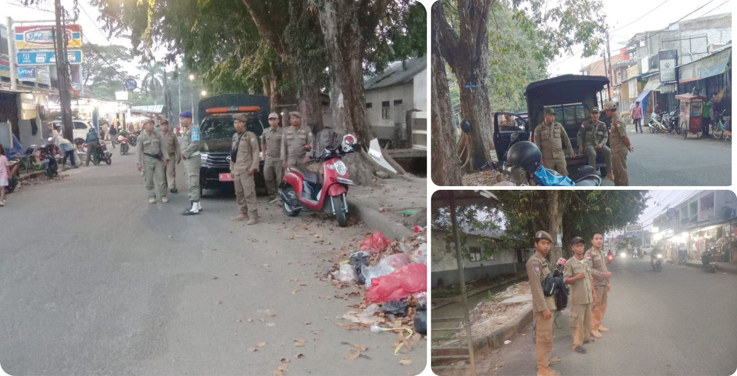 Patroli Pagi Pedagang Taman Sari