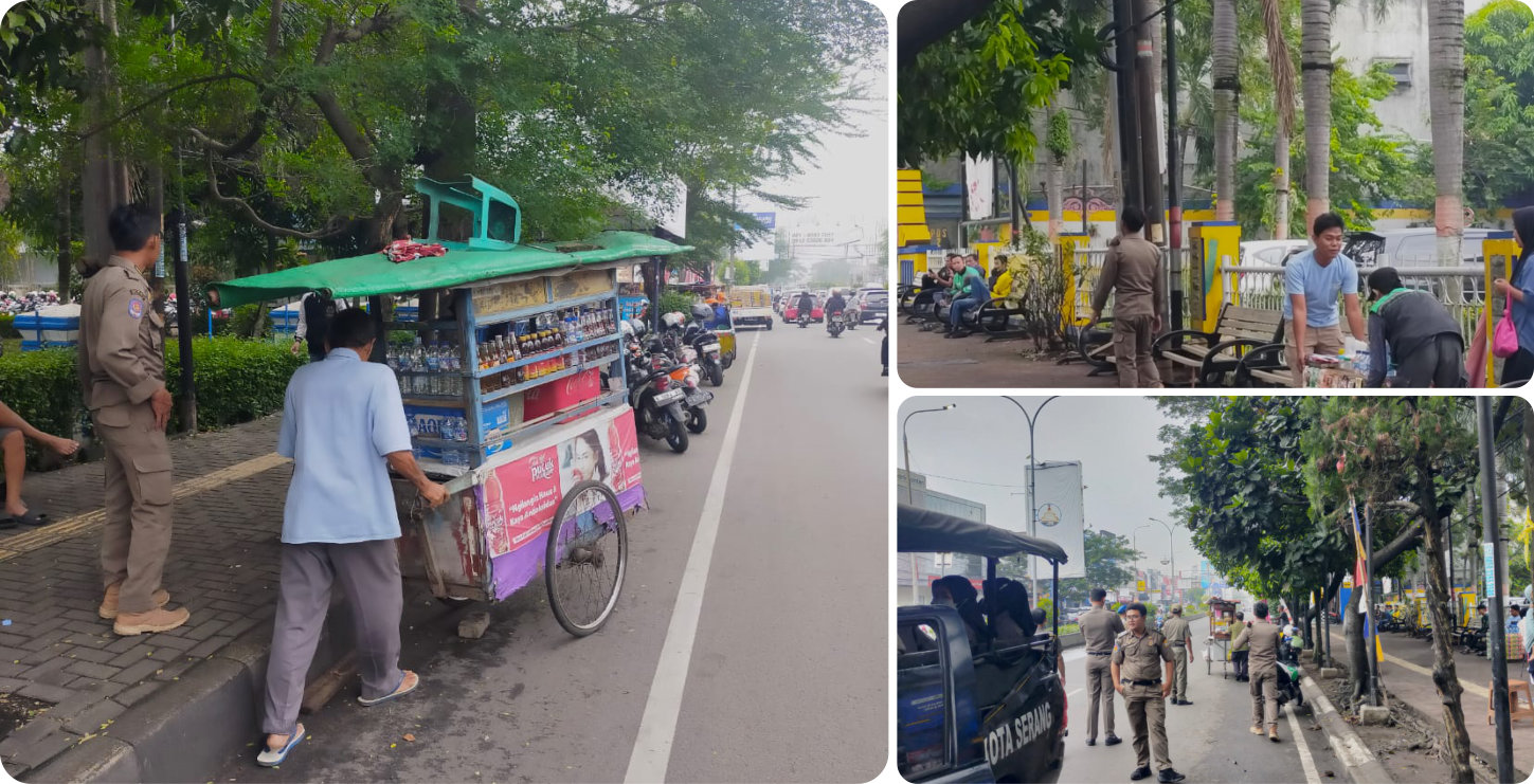 Patroli PKL Area Jalan A Yani dan Jend Sudirman