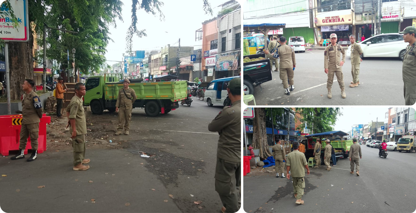 Patroli PKL Area Pasar Lama
