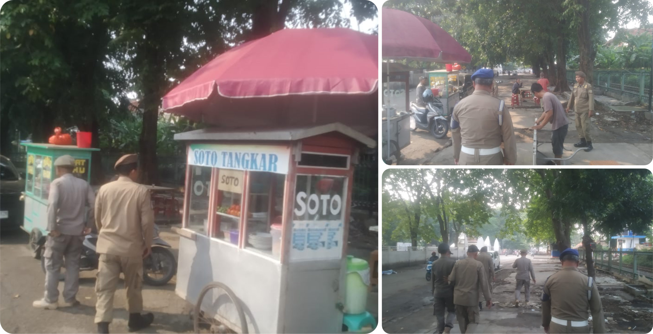 Patroli PKL Area Stadion Maulana Yusuf