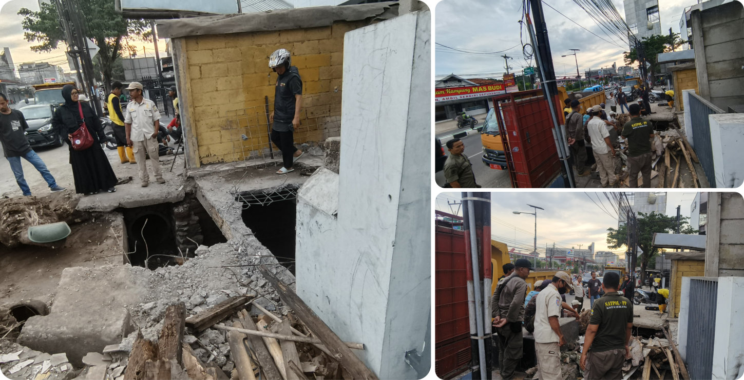 Patroli Sore Area Gedung Juang 45