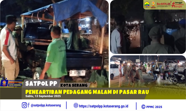 Peneartiban Pedagang Malam di Pasar Rau