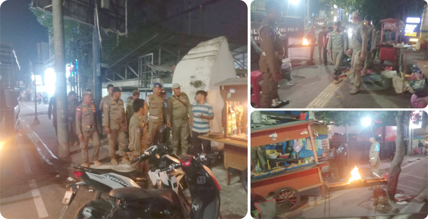 Penegakan Perda PKL di atas Trotoar Jalan