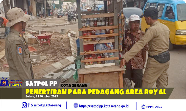 Penertiban Para Pedagang Area Royal