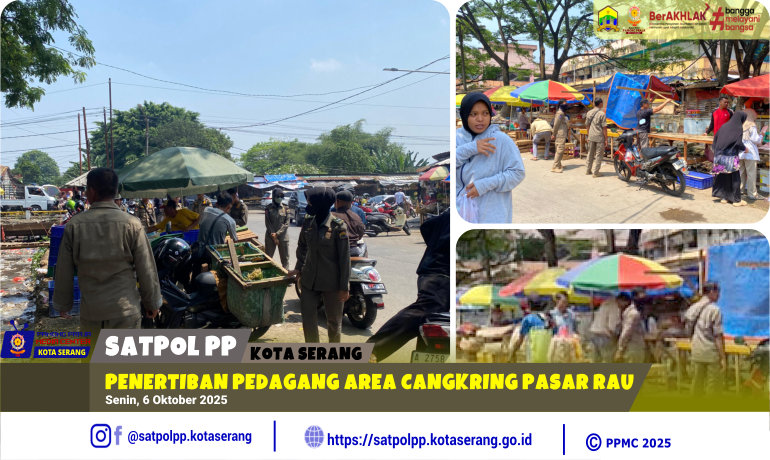 Penertiban Pedagang Area Cangkring Pasar Rau