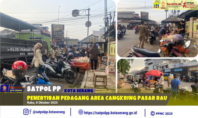 Penertiban Pedagang Area Cangkring Pasar Rau
