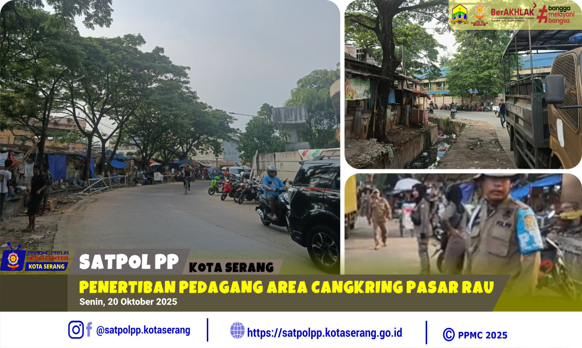 Penertiban Pedagang Area Cangkring Pasar Rau