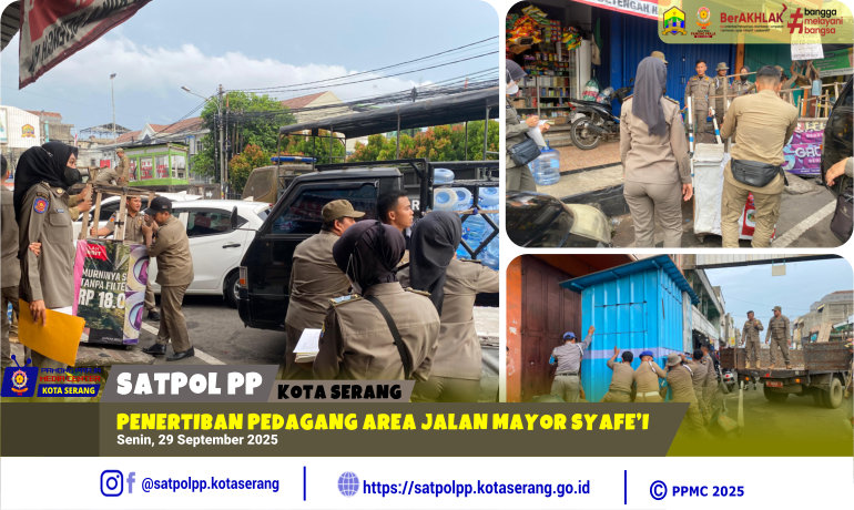 Penertiban Pedagang Area Jalan Mayor Syafe’i
