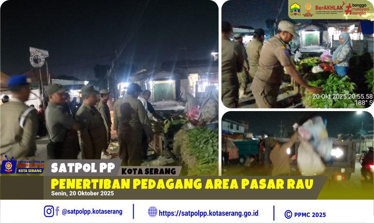 Penertiban Pedagang Area Pasar Rau