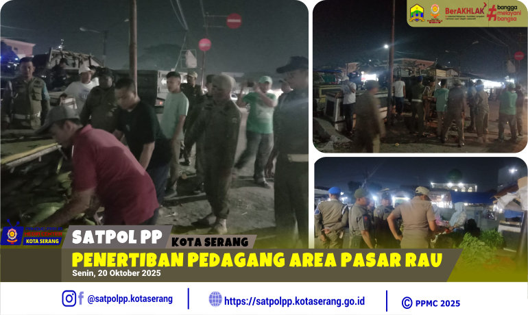 Penertiban Pedagang Area Pasar Rau