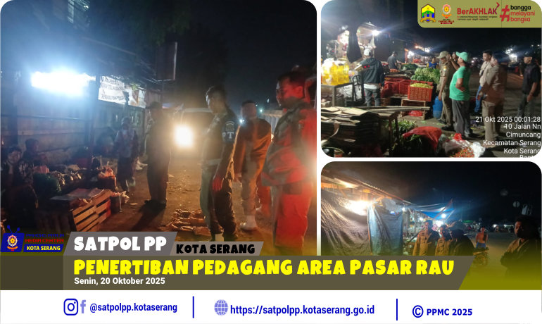 Penertiban Pedagang Area Pasar Rau