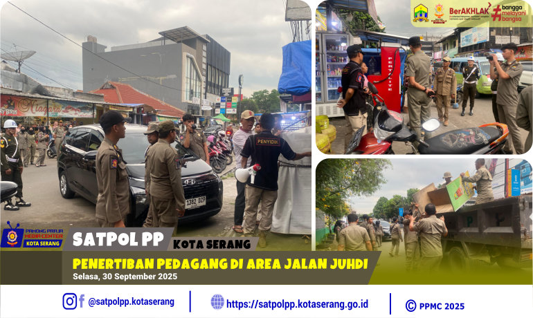 Penertiban Pedagang di Area Jalan Juhdi