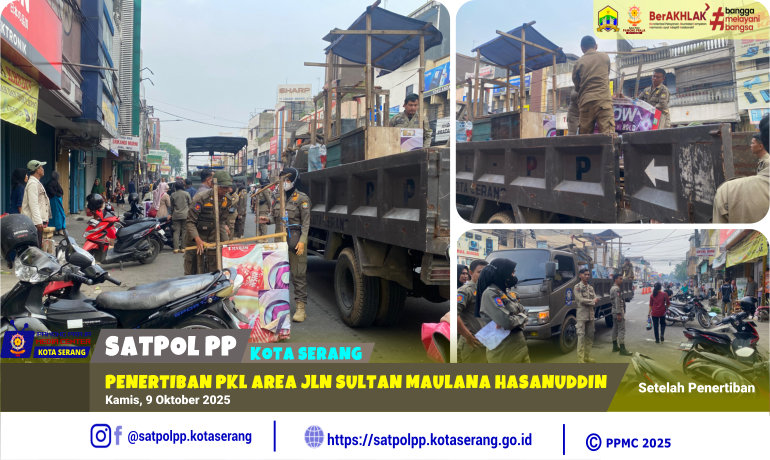 Penertiban PKL Area Jln Sultan Maulana Hasanuddin