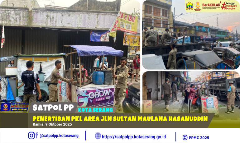 Penertiban PKL Area Jln Sultan Maulana Hasanuddin