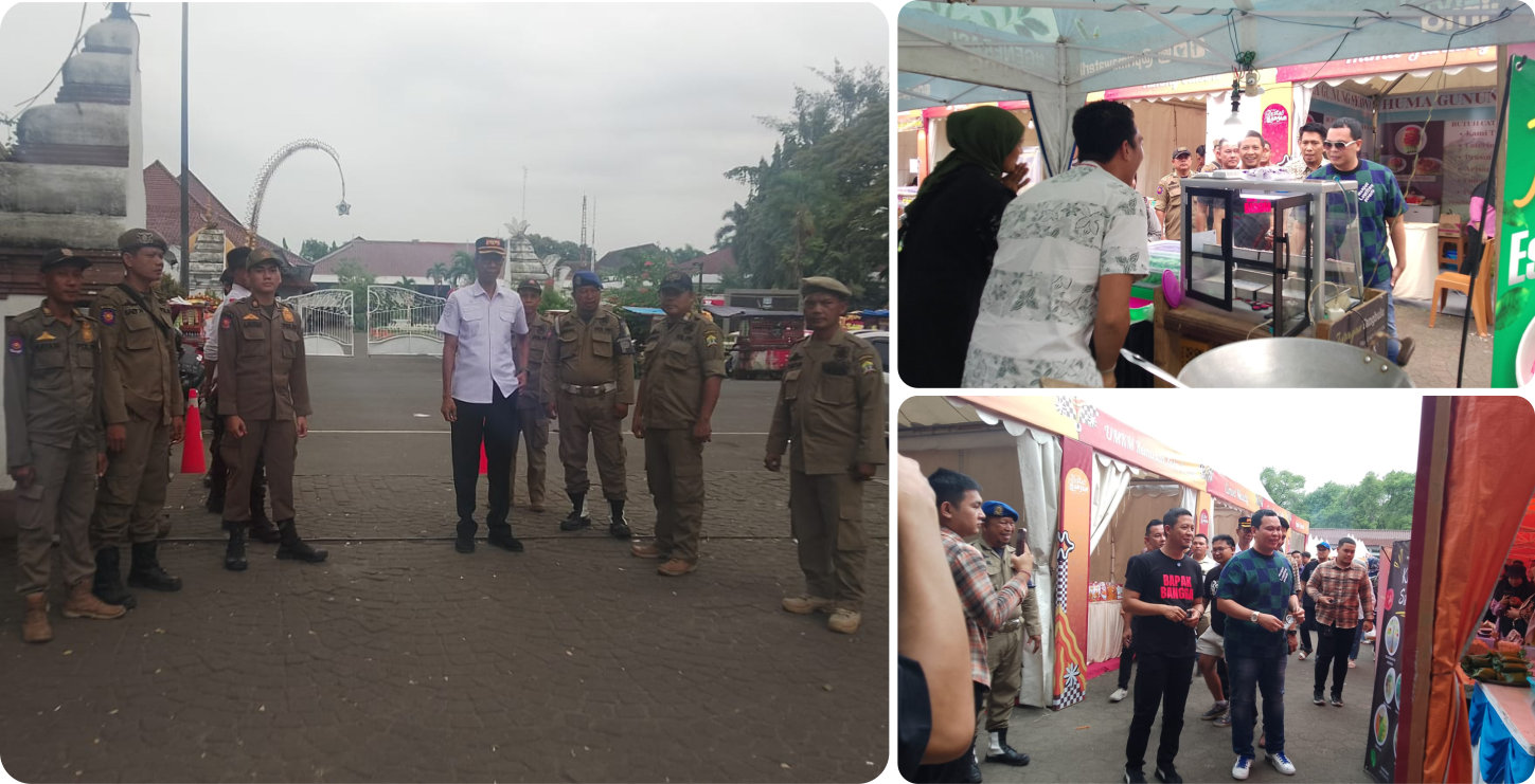 Pengawalan Keamanan Wali Kota Serang pada Acara Pesta Mangan di Alun-alun Barat