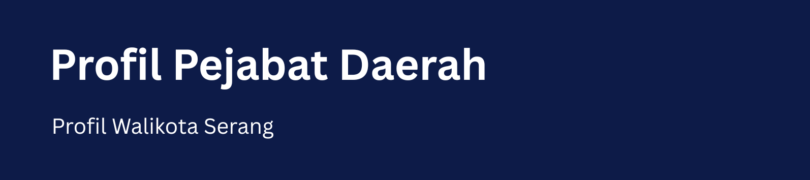 Wali Kota Serang