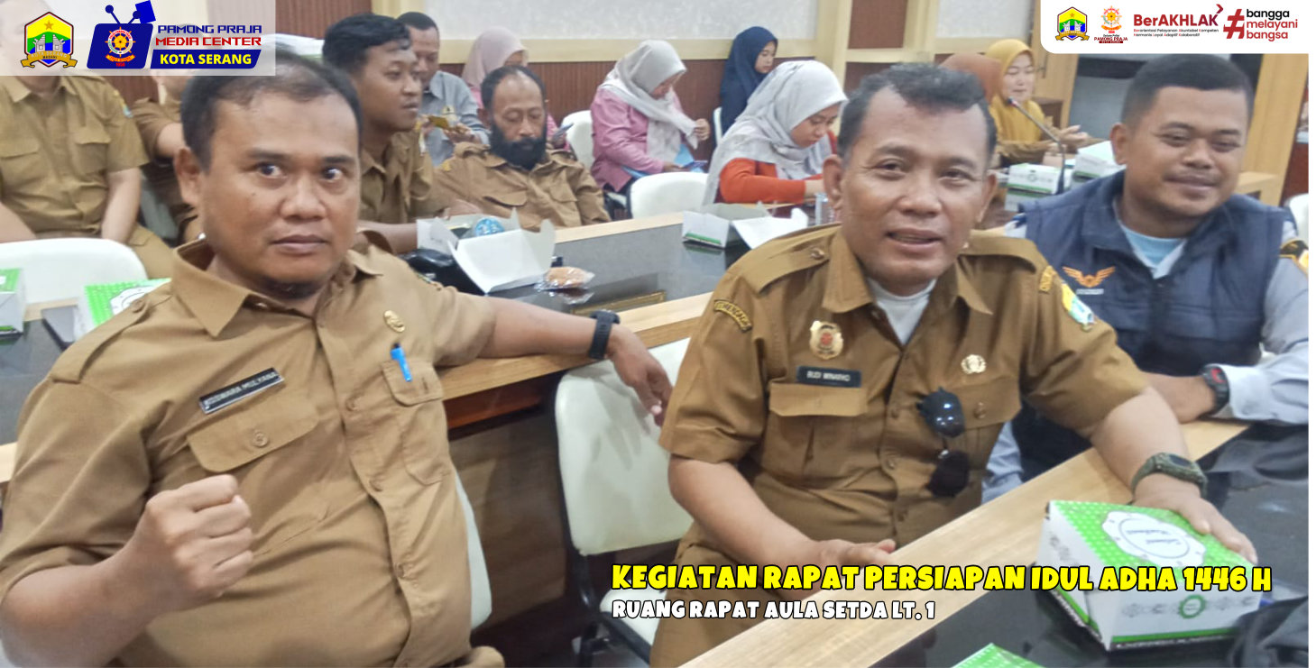 Rapat Idul Adha 1446 H di Aula Setda Lt