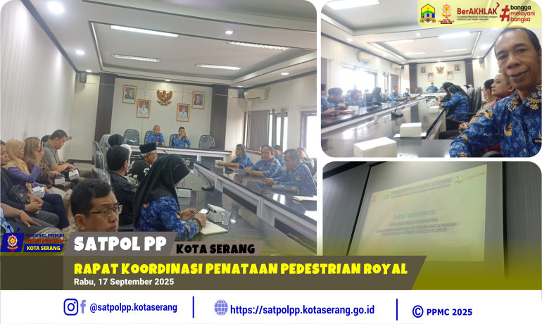Rapat Koordinasi Penataan Pedestrian Royal