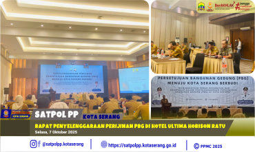 Rapat Penyelenggaraan Perijinan PBG di Hotel Ultima Horison Ratu