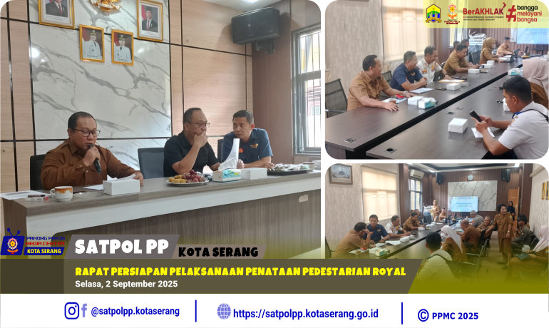 Rapat Persiapan Pelaksanaan Penataan Pedestarian Royal