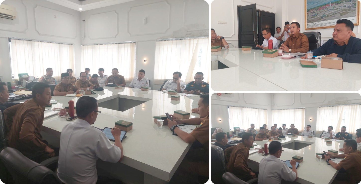 Rapat Persiapan Penertiban Sepadan Kereta Api di Stadion MYB dipimpin oleh Kasatgas Percepatan Pembangunan