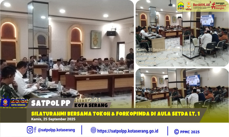 Rapat Silaturahmi Bersama Tokoh & Forkopimda di Aula Setda Lt 1