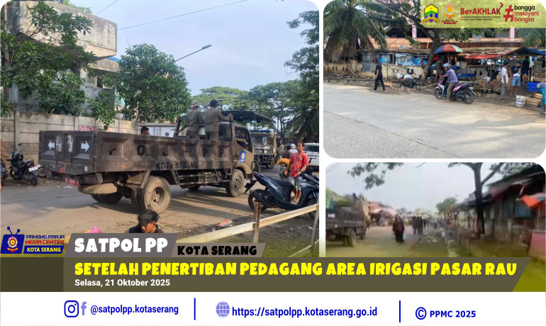 Setelah Penertiban Pedagang Area Irigasi Pasar Rau